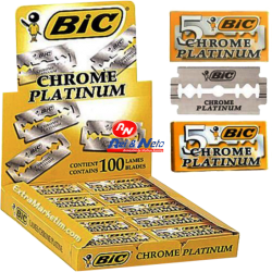 Laminas Bic Chrome Platinium c/ 20 cx de 5 Laminas