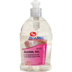 Gel desinfectante de mãos Glow c/ álcool 500 ml