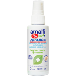 Desinfectante de mãos Amalfi c/ álcool gel 60 ml em spray