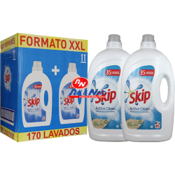 Detergente Roupa Liquido Skip Active clean 85 Doses