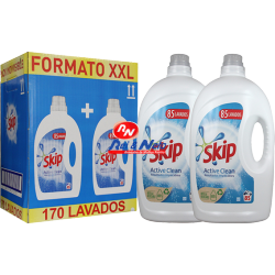 Detergente Roupa Liquido Skip Active clean 80 Doses