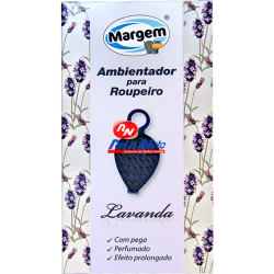 Naftalina Margem Perfumada c/ Suporte p/ Roupeiro 35 grs cx c/ 12 unds.