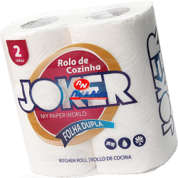 Rolo de Cozinha Joker L+ 10 Mts. com maços de 24x2 rolos