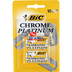 Laminas Bic Chrome Platinium c/ 10 Laminas em Blister