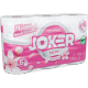 Papel Higiénico Joker Tissue 3 Fls  Rosa Talco 7 maços x 6 Rolos