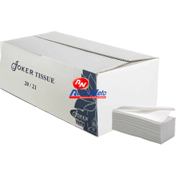 Toalha Mão Joker Tissue 20x21 Folha Simples 20M 130F c/ 2600 Fls