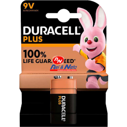 Pilha Duracel 9V 6LR61 Alcalina plus