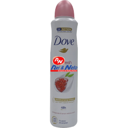 Deo Spray DOVE 250ml Go Fresh Romã e Limão