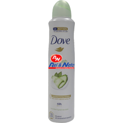 Deo Spray DOVE 250ml Go Fresh Pepino e Chá Verde