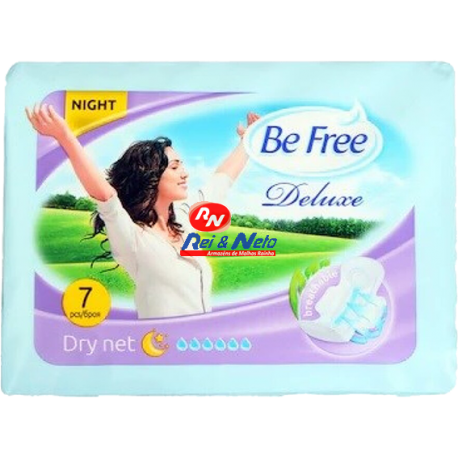 Pensos Higiénicos Be Free Noite 7 unds Dry Net