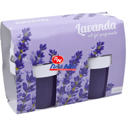 Ambientador Gel Perfumado 2x140 grs Lavanda