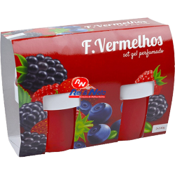 Ambientador Gel Perfumado 2x140 grs Frutos Vermelhos