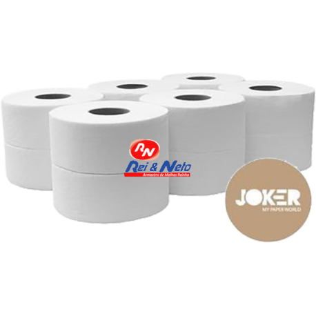 Papel Higiénico Joker Jumbo Gold XL 2 Folhas c/ 12 rolos
