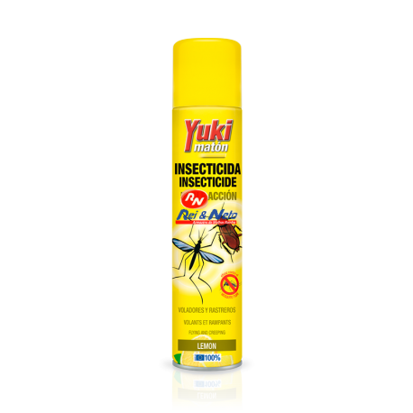 Inseticida Yuki Spray 800cc Dupla Ação Limão