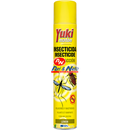 Inseticida Yuki Spray 1000cc Dupla Ação Limão