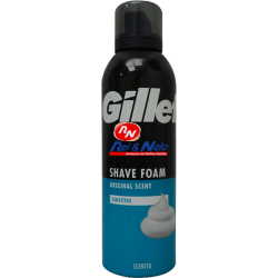Espuma de Barbear Gillette 200 ml Peles Sensíveis