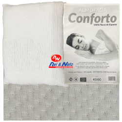 Almofada 45x60 Conforto Forra 50%Alg50%Pol Enchimento 100% Floco Espuma