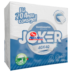 Guardanapo Joker P.P.P. Branco 40x40 Cx de 24 Maços