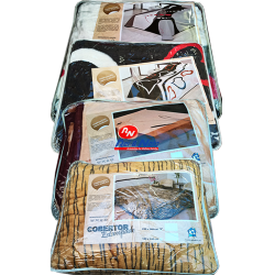 Cobertor Casal Veludo 220x240 cm Ref SC Polyester Refª 387