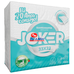 Guardanapo Joker 33x33 Folha Dupla Cx. c/ 30 maços