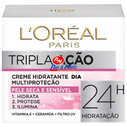 Creme L'oreal Dia Triple Activa Peles Secas 50ml